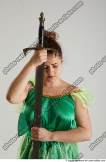 KATERINA STANDING POSE WITH SWORD